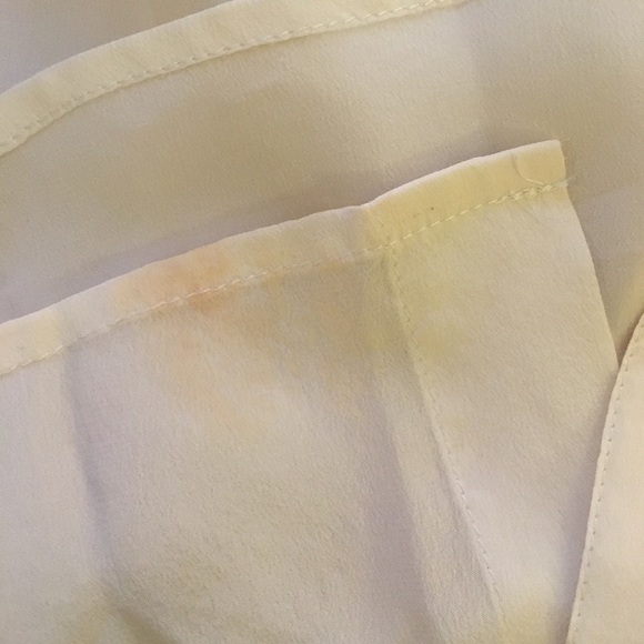 J. Crew Off White Silk Blythe Blouse w Pockets - Picture 6 of 8